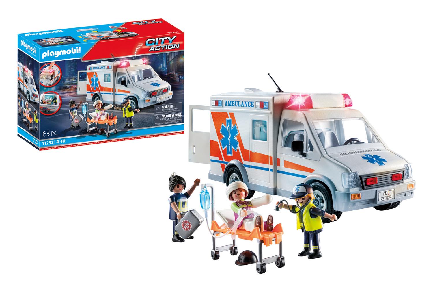 Playmobil 71232 City Life Hospital Ambulance