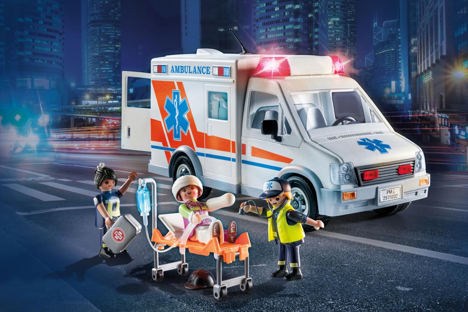 Playmobil 71232 City Life Hospital Ambulance-2