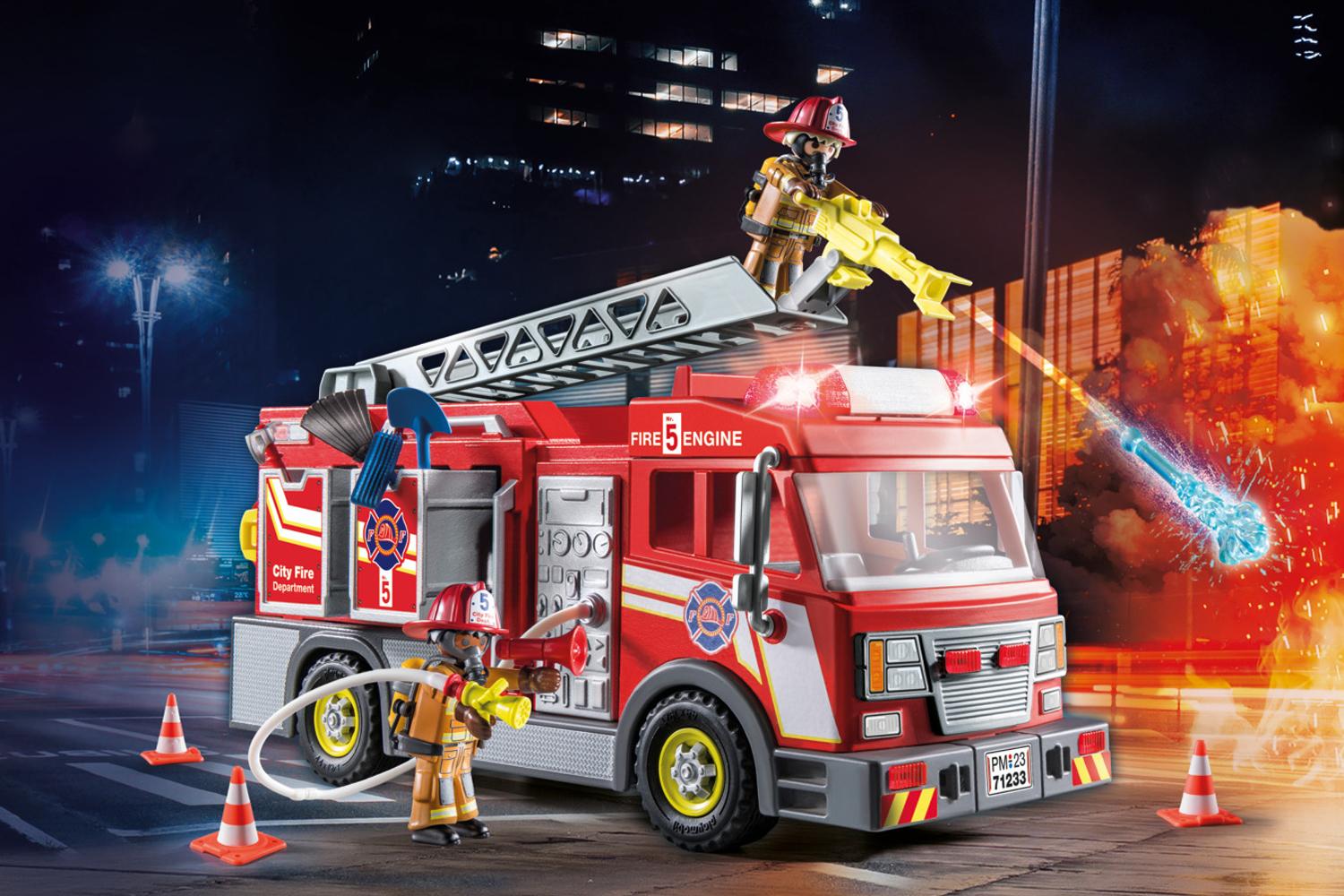 Playmobil 71233 City Action Rescue Fire Truck-2