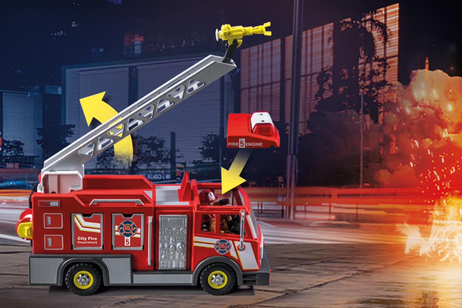 Playmobil 71233 City Action Rescue Fire Truck-3