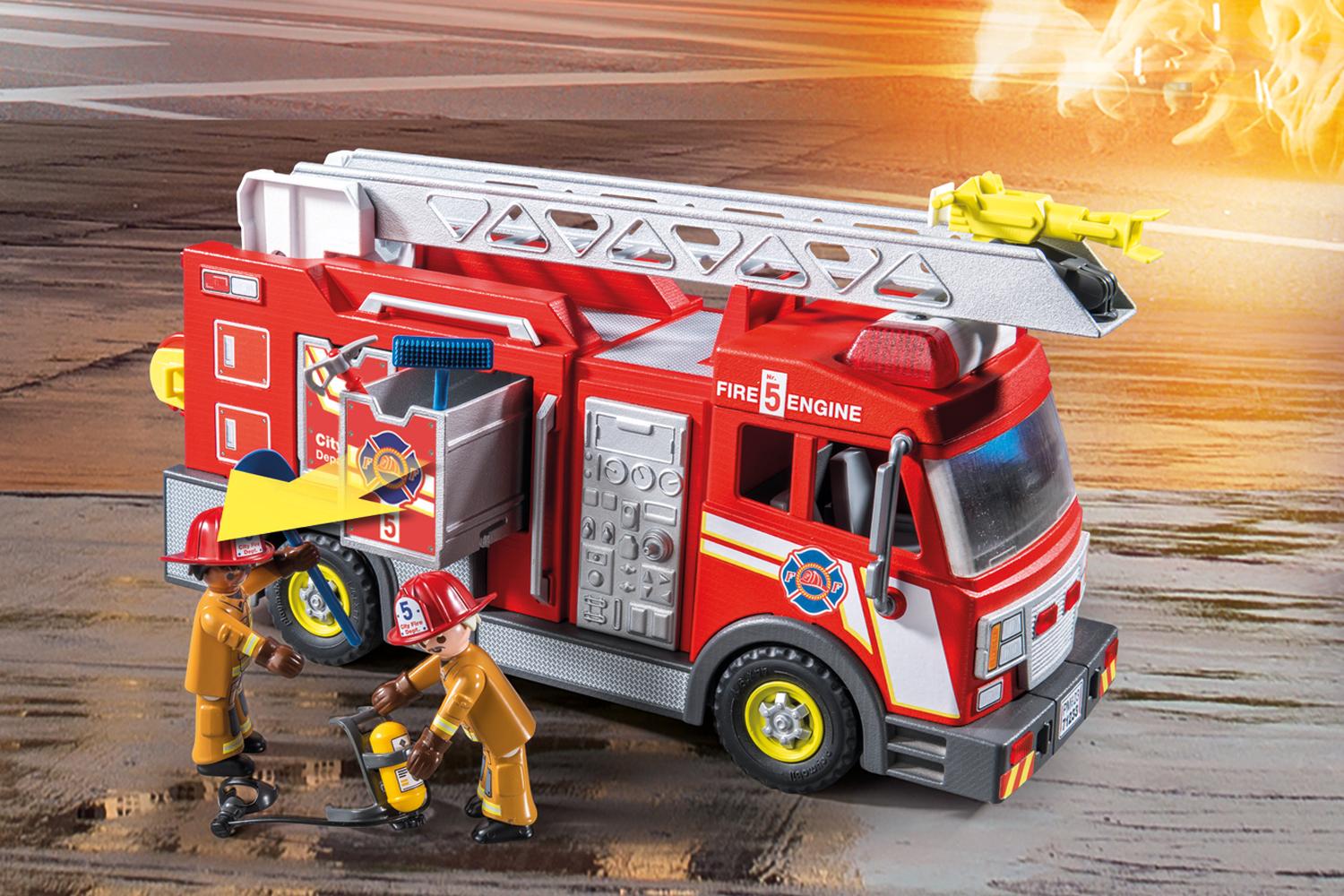Playmobil 71233 City Action Rescue Fire Truck-5