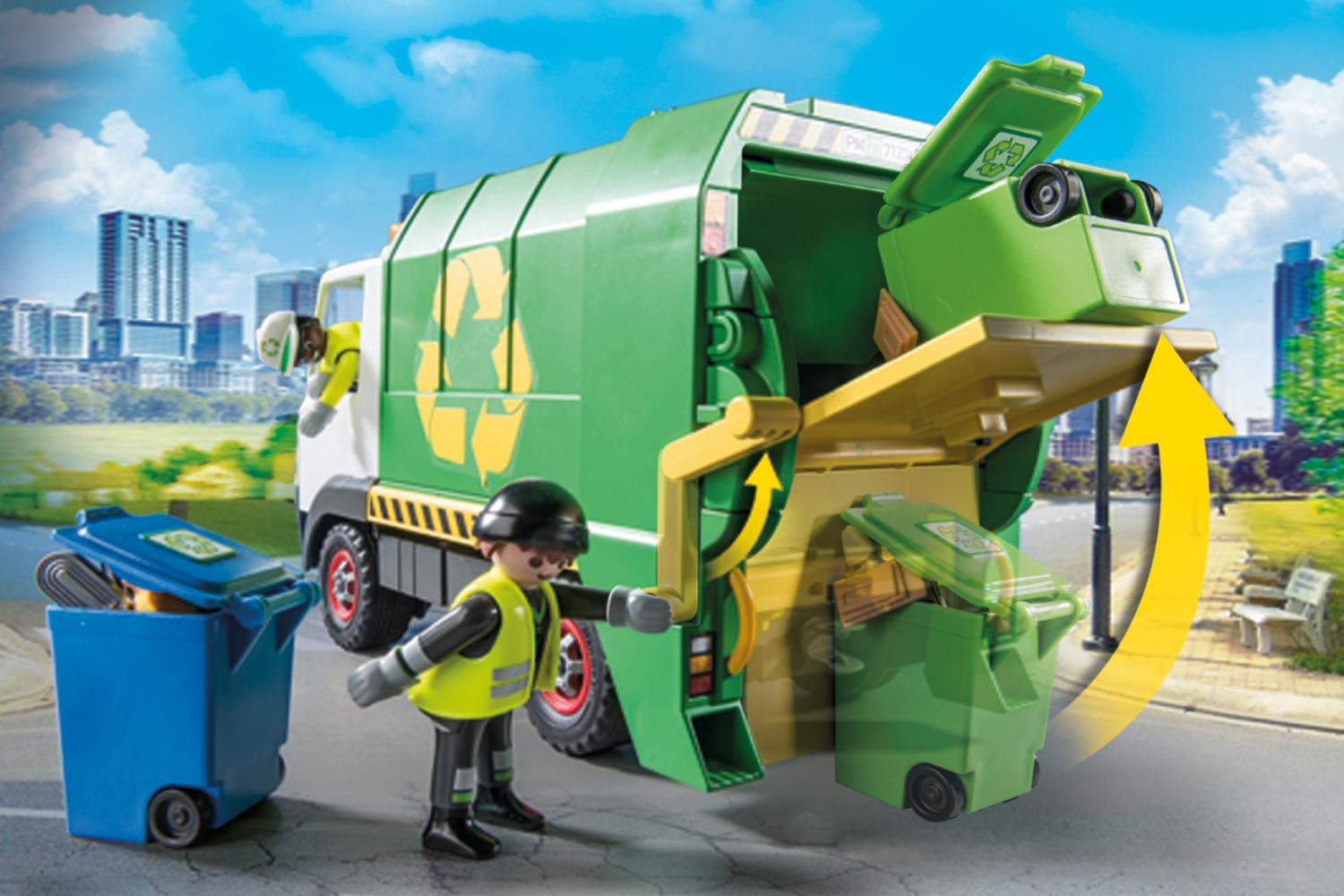Playmobil 71234 City Life Recycling Truck-4