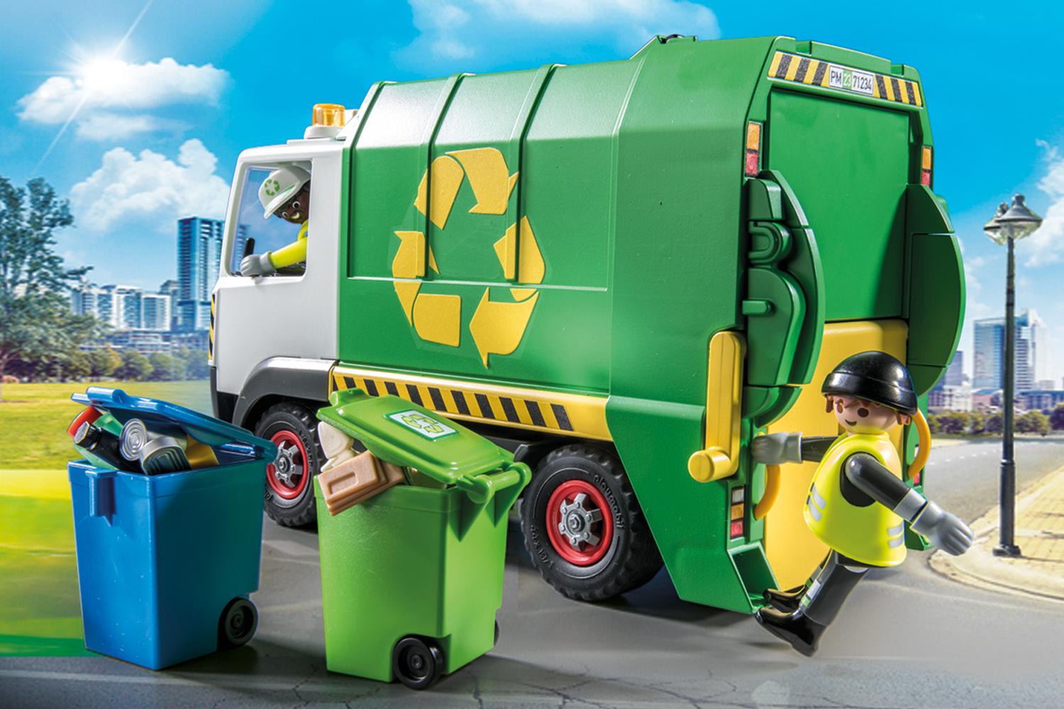 Playmobil 71234 City Life Recycling Truck-5