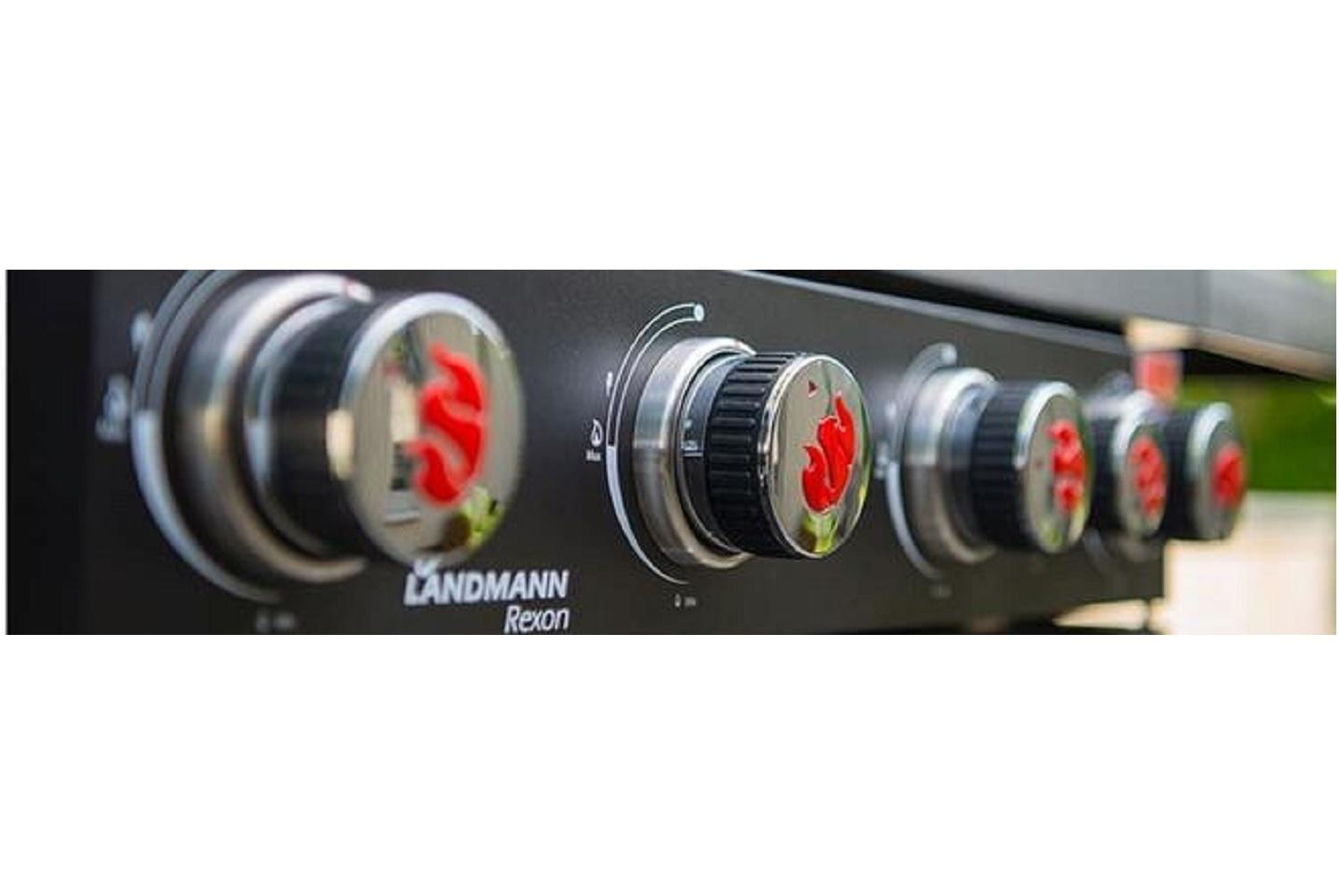 Landmann 4991 Rexon Cook 3.1 Gas BBQ | Stainless Steel-2