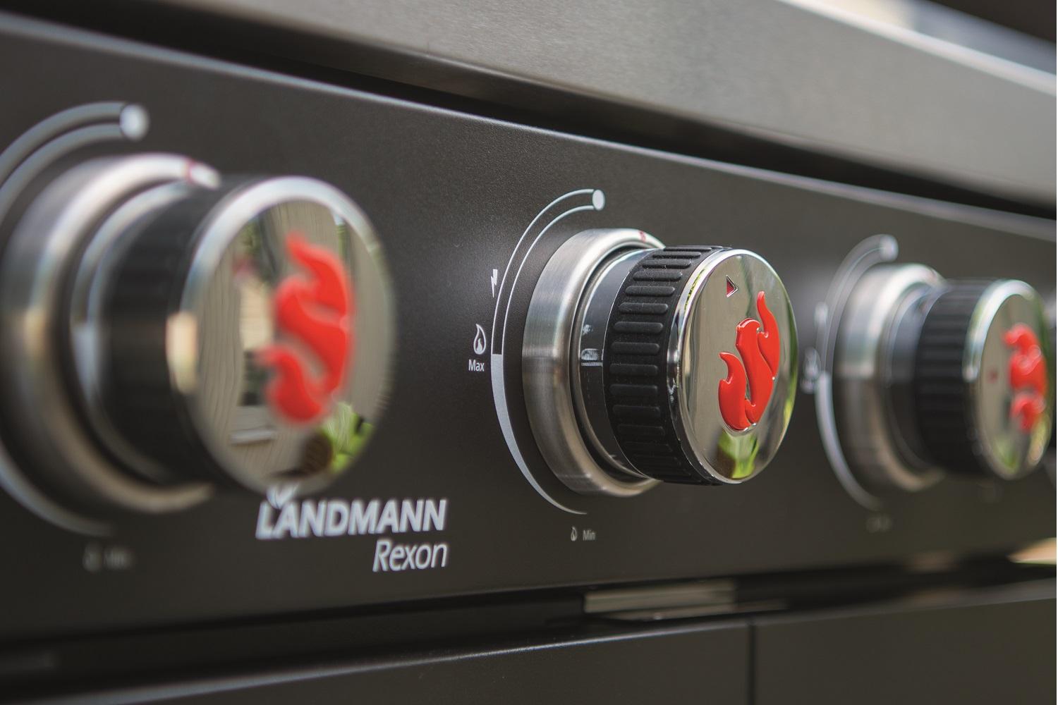 Landmann 4994 Rexon Cook 4.1 Gas BBQ | Stainless Steel-4