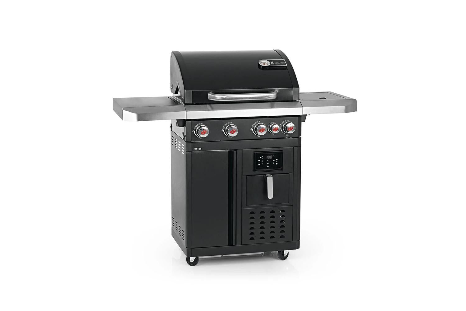 Landmann 6601 Fryton 4.1 Cook Gas BBQ with Integrated 3.5L Hot Air Fryer