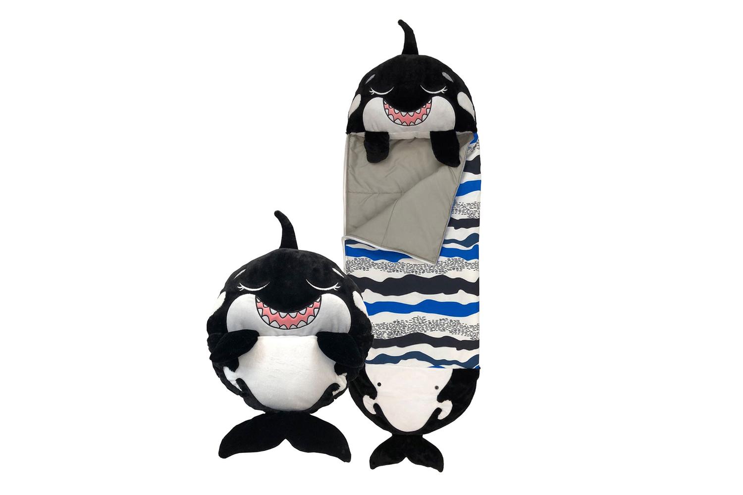 Happy Nappers 2026 Kids Sleeping Bag | Medium | Black Shark
