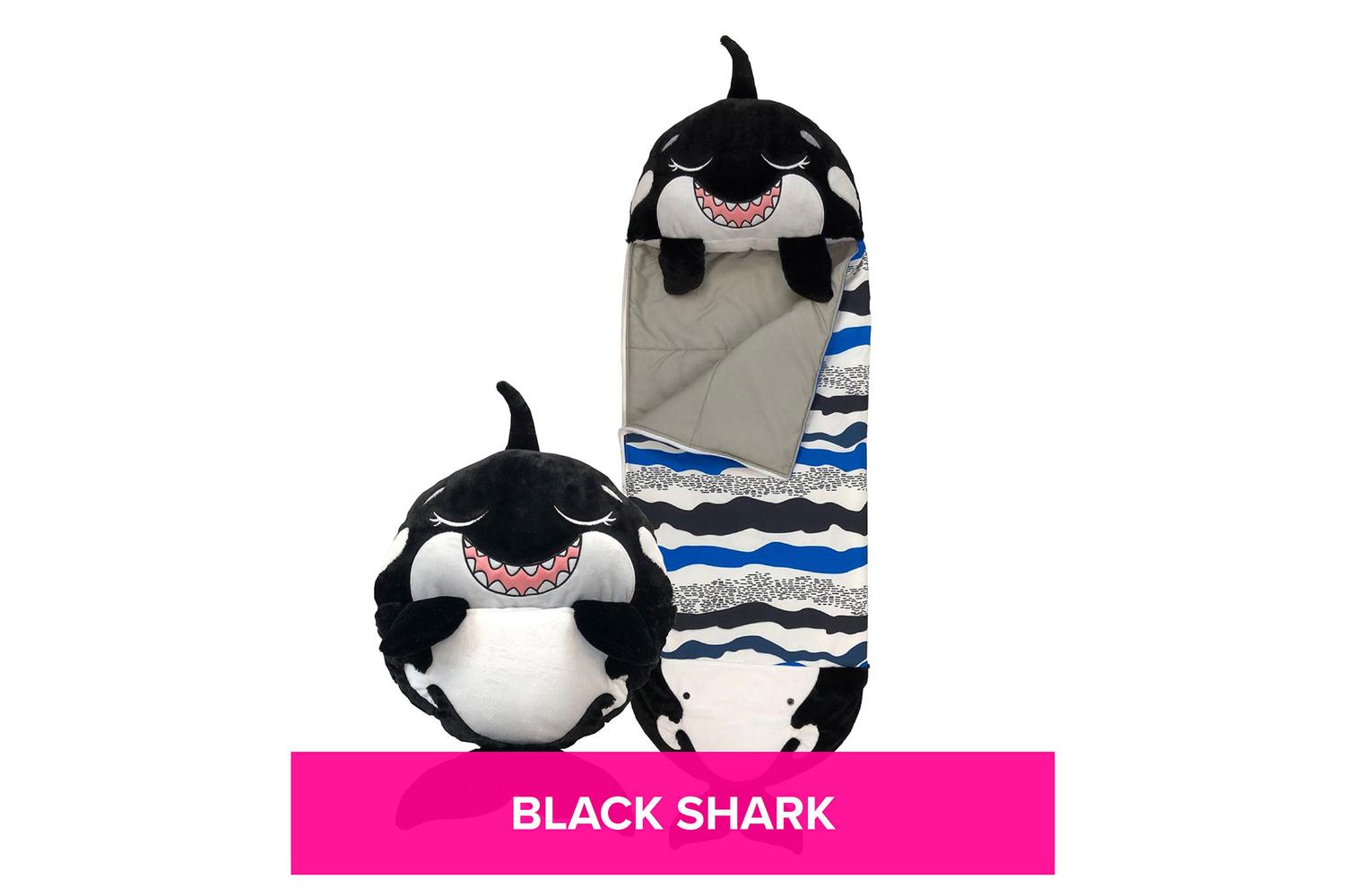 Happy Nappers 2025 Kids Sleeping Bag | Large | Black Shark-2