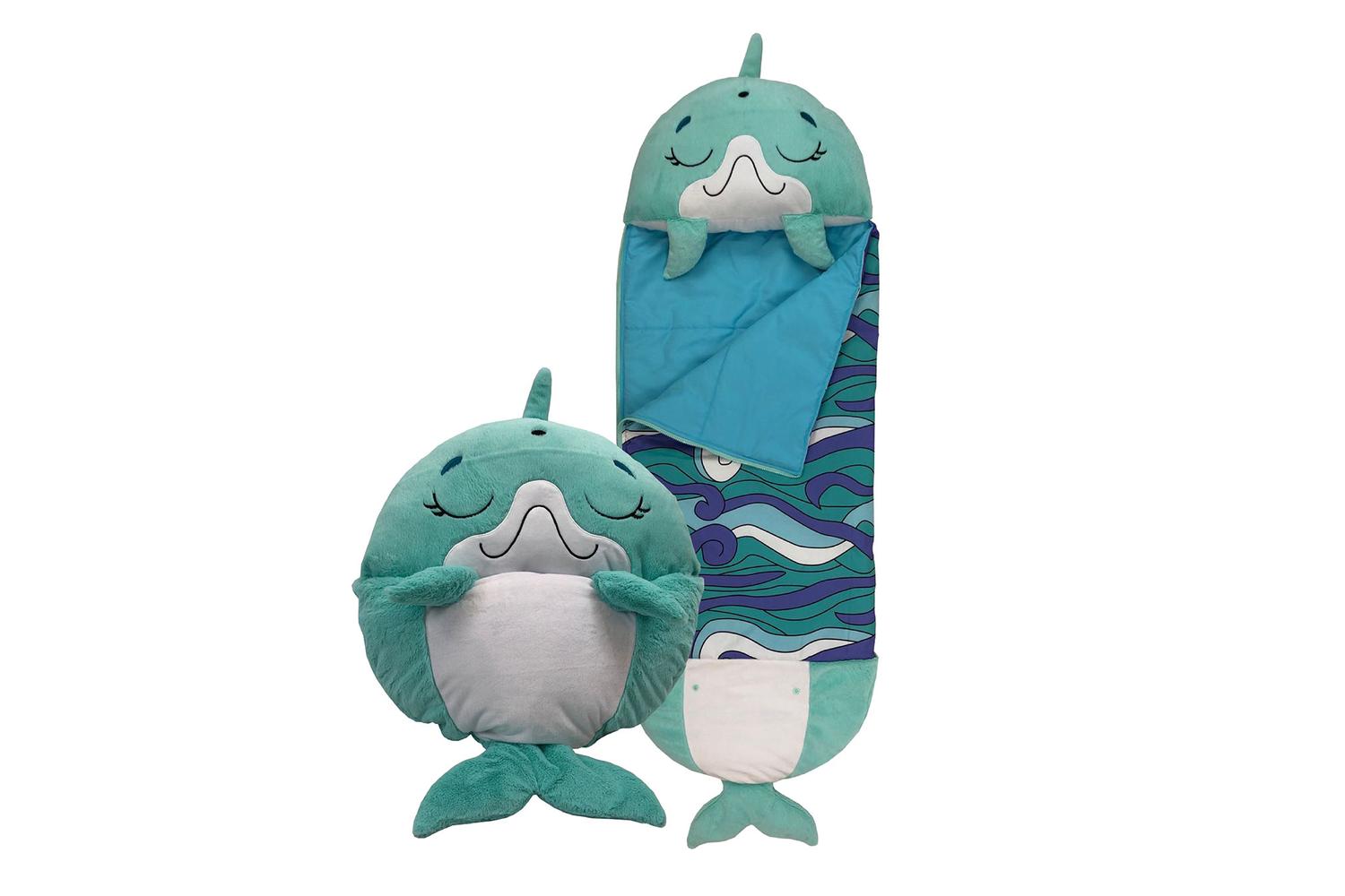Happy Nappers 2031 Kids Sleeping Bag | Large | Disco Dolphin