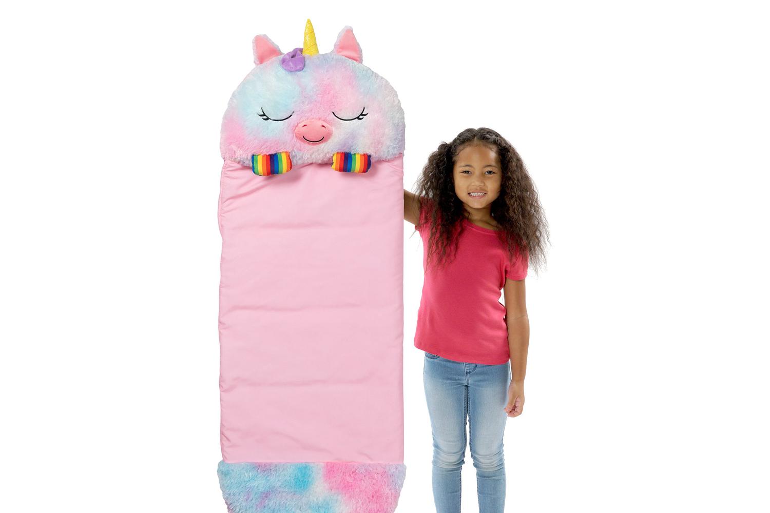 Happy Nappers 2029 Kids Sleeping Bag | Large | Rainbow Unicorn-5