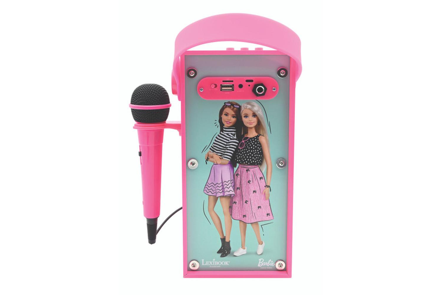 Lexibook BTP180BBZ Barbie Wireless Light Speaker with Microphone-2