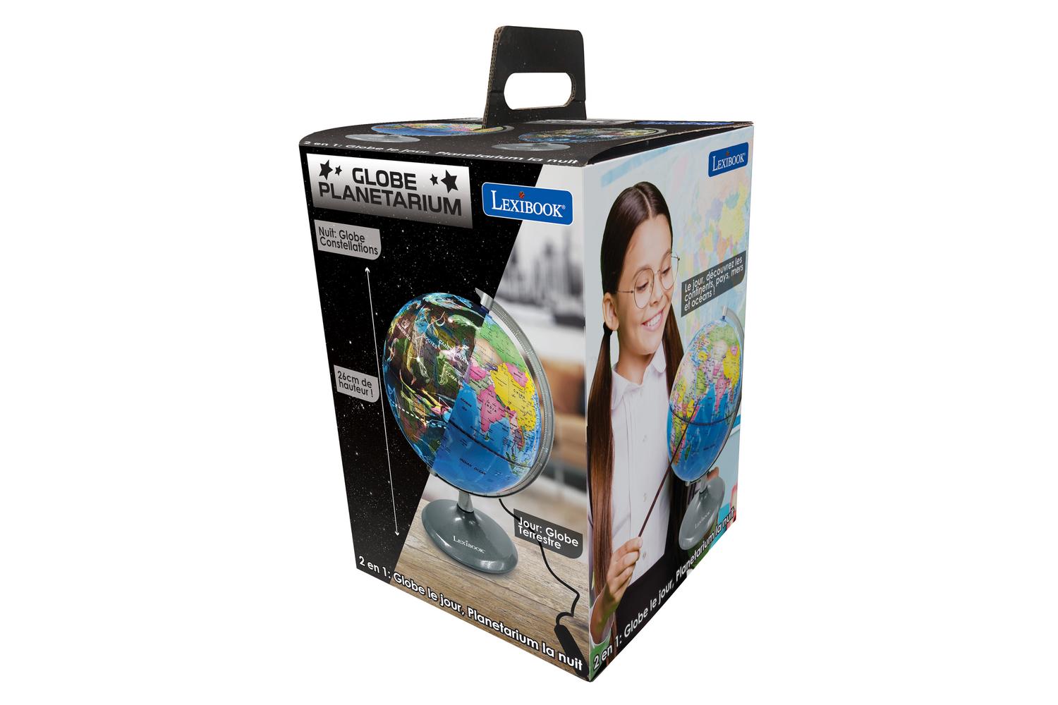 Lexibook NLJ185EN Luminous Day and Night Globe Map of Earth-4