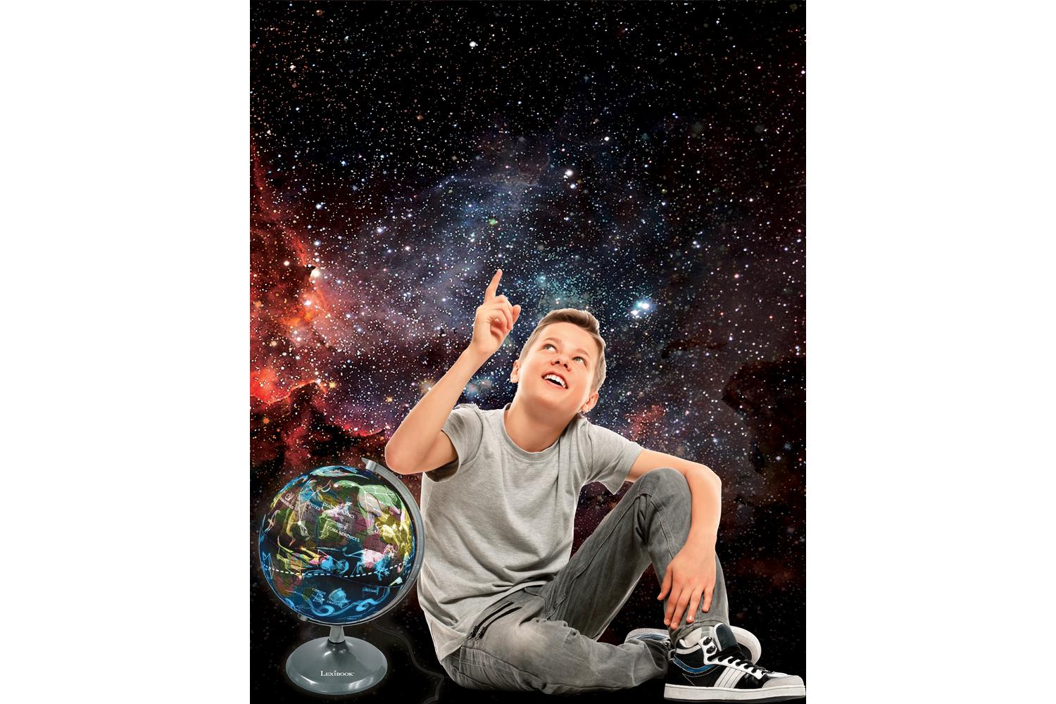 Lexibook NLJ185EN Luminous Day and Night Globe Map of Earth-5