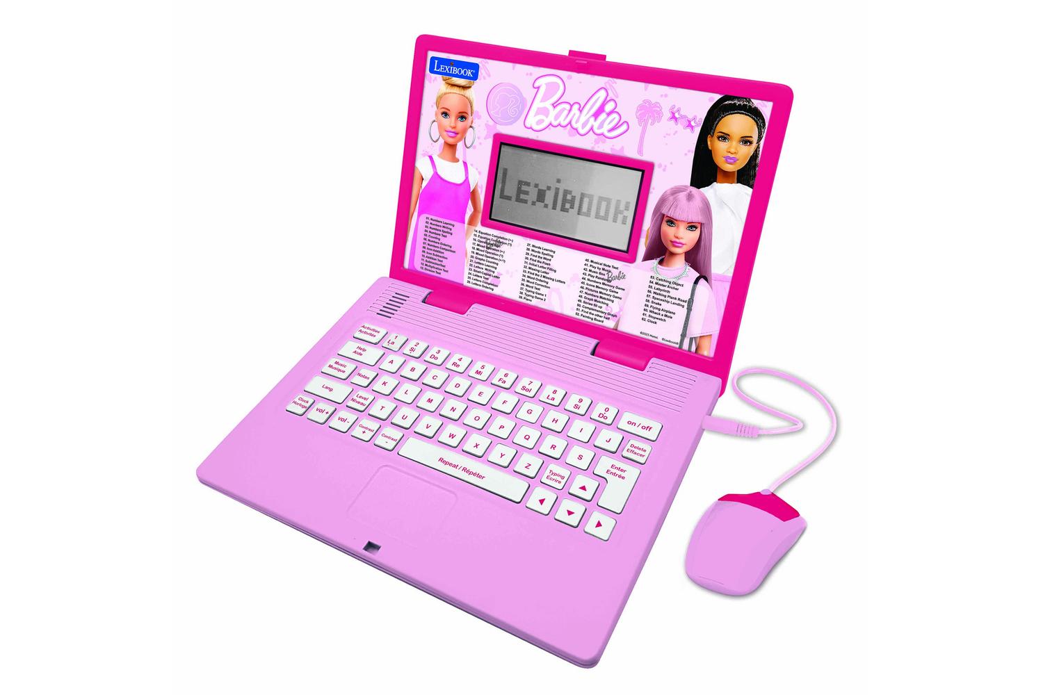 Lexibook JC598BBi1 Barbie Bilingual Educational Laptop
