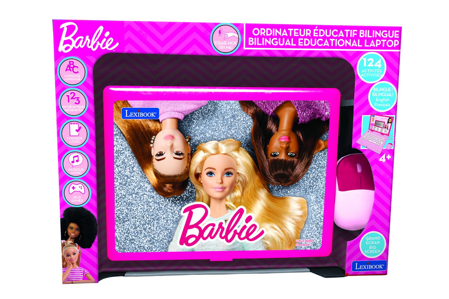 Lexibook JC598BBi1 Barbie Bilingual Educational Laptop-2