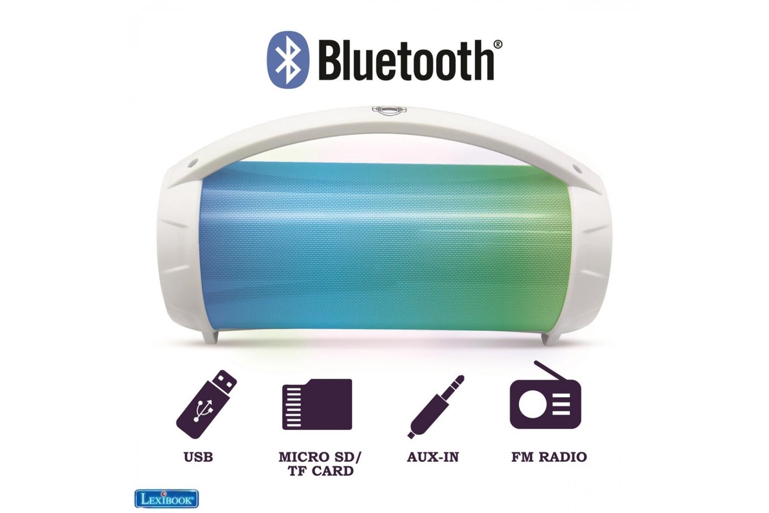 Lexibook BTP585Z Wireless Light Speaker with Microphone-3