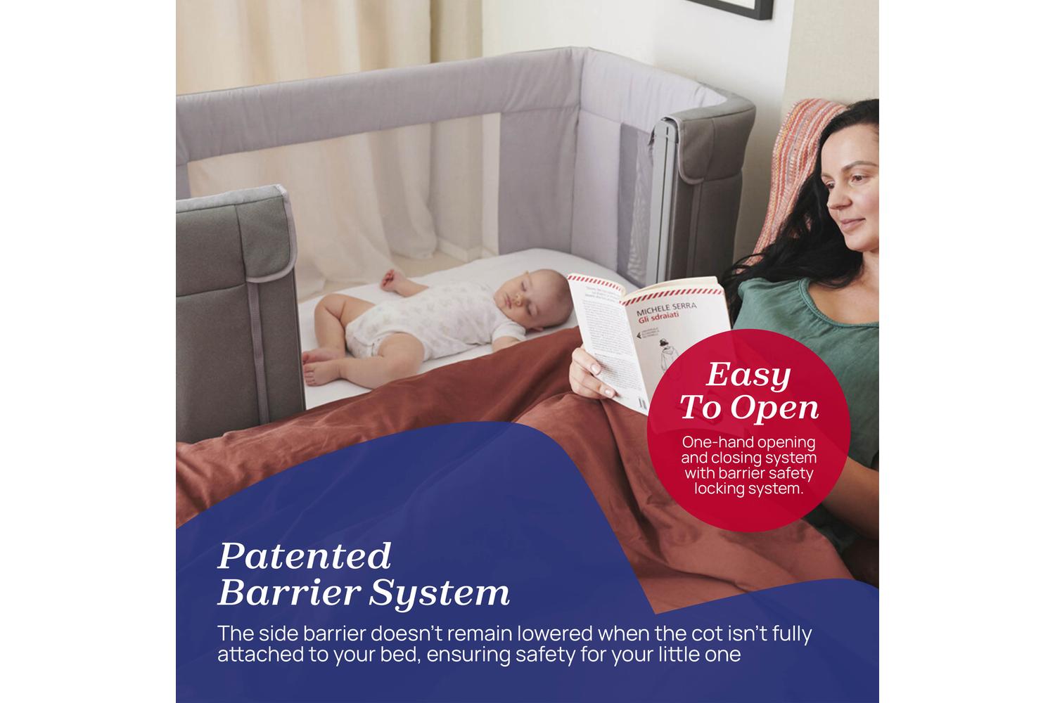 Chicco Next2me Forever Bedside Crib | Baby Sleep Cot Enhanced With Patented Technology-9