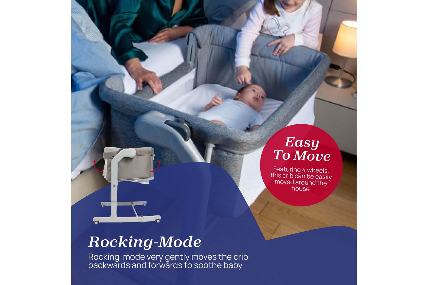 Chicco Next2me Magic Evo Bedside Crib - Convenient Baby Sleep Solution-4