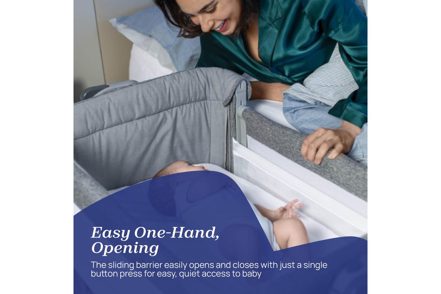 Chicco Next2me Magic Evo Bedside Crib - Convenient Baby Sleep Solution-5