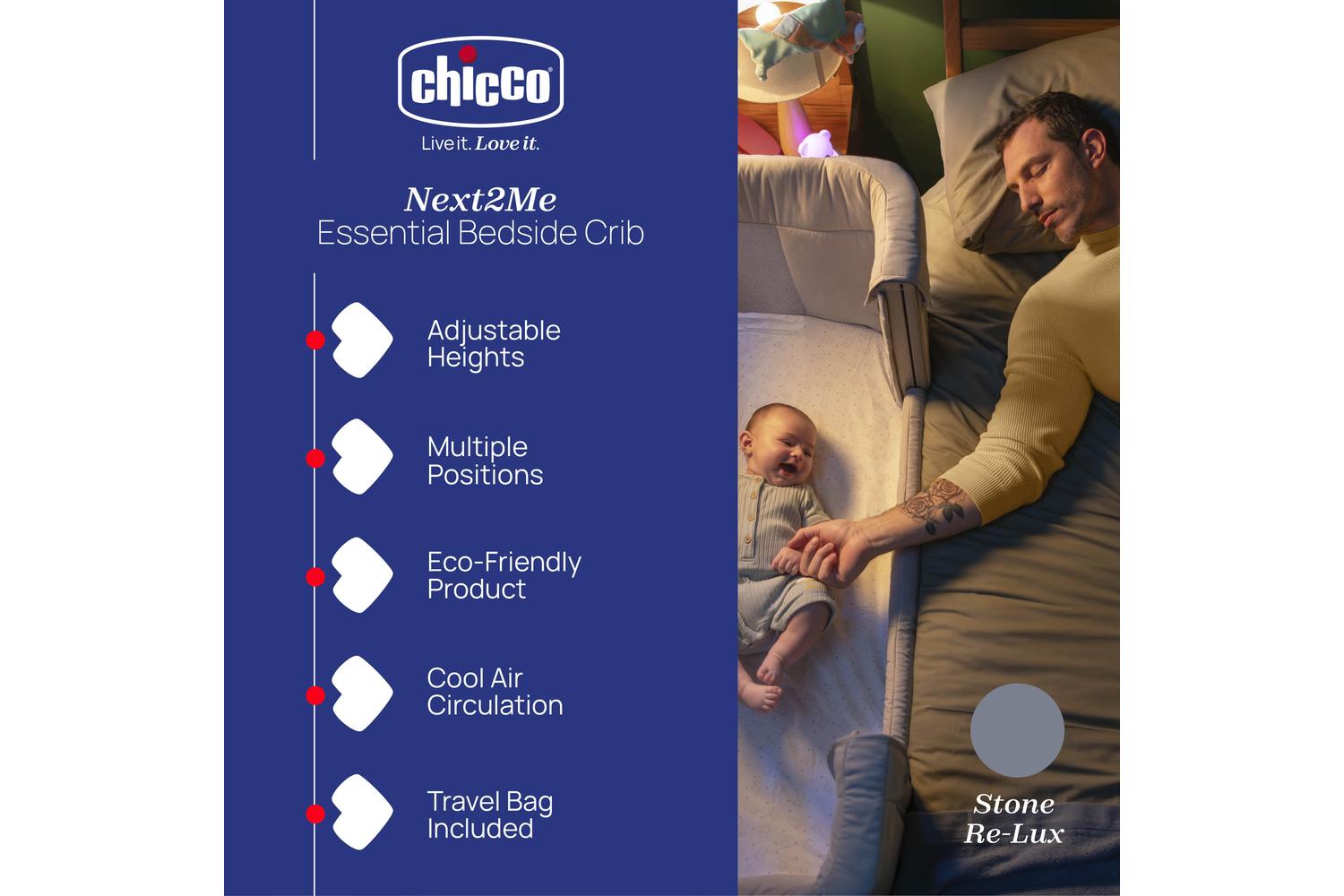 Chicco Next2me Essential Bedside Crib: Innovative And Sustainable Cribs For Your Little One-2