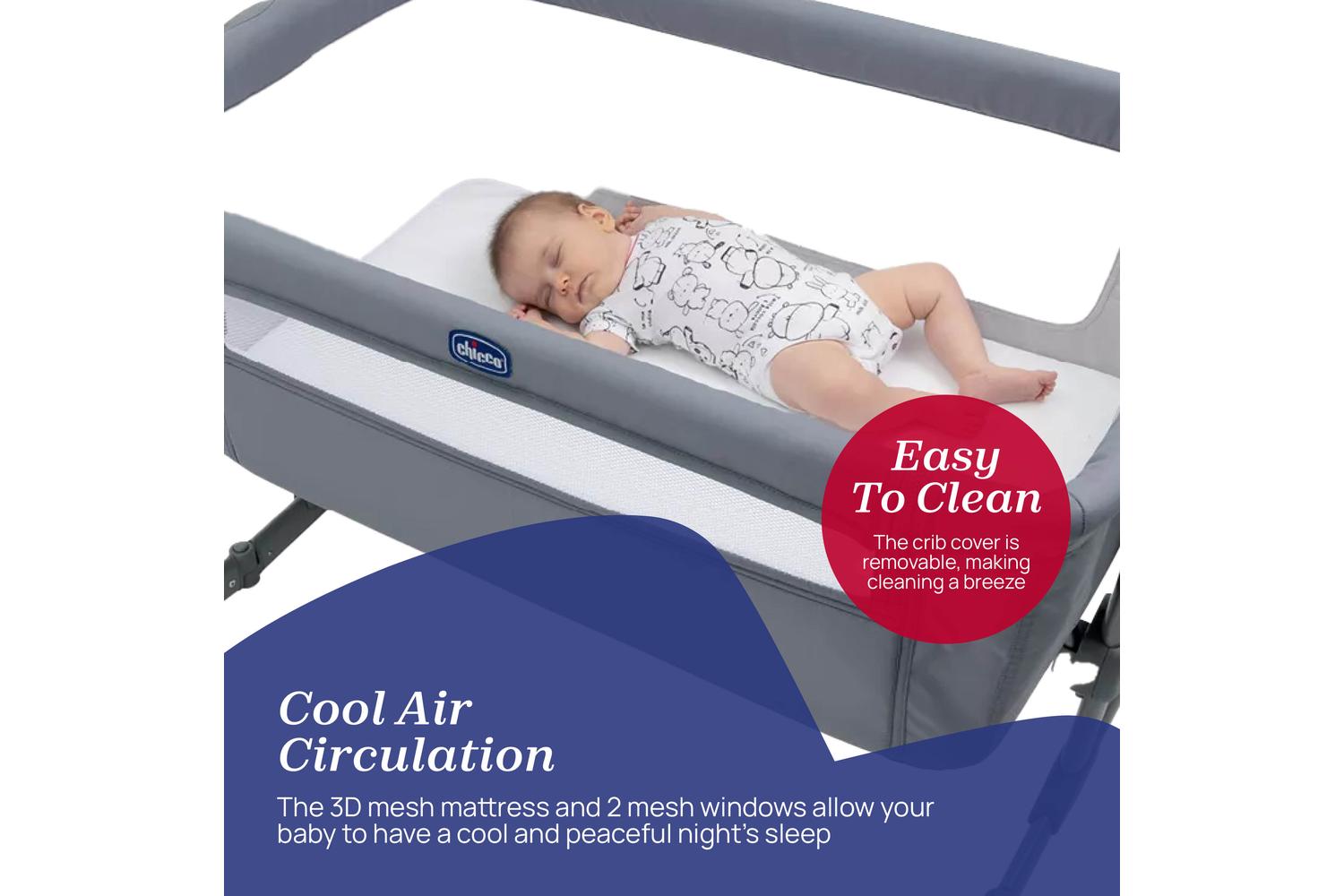 Chicco Next2me Essential Bedside Crib: Innovative And Sustainable Cribs For Your Little One-6