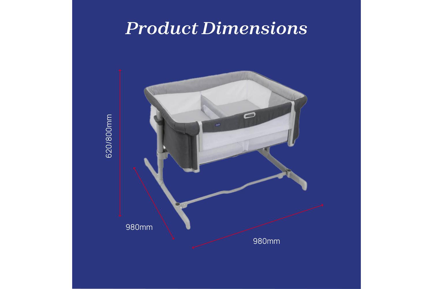 Chicco Next2me Twins Bedside Crib: Cozy, Convenient And Premium Baby Sleep Solution-7