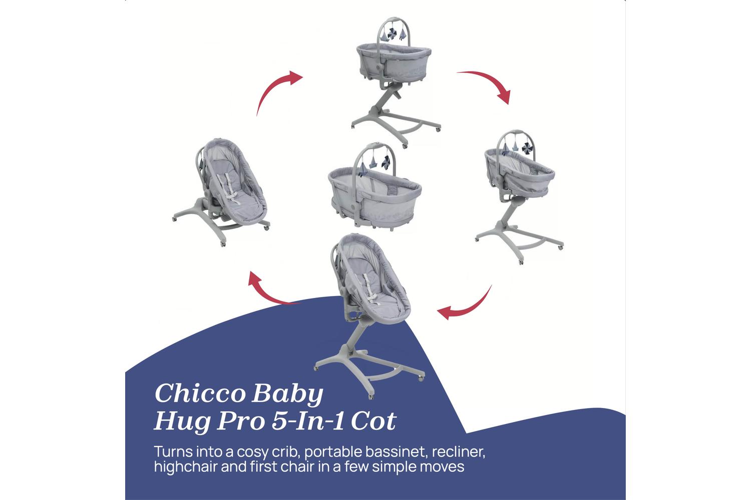 Chicco Baby Hug Pro 5-in-1 | Premium Crib For Kids | Secure Night's Sleep-3