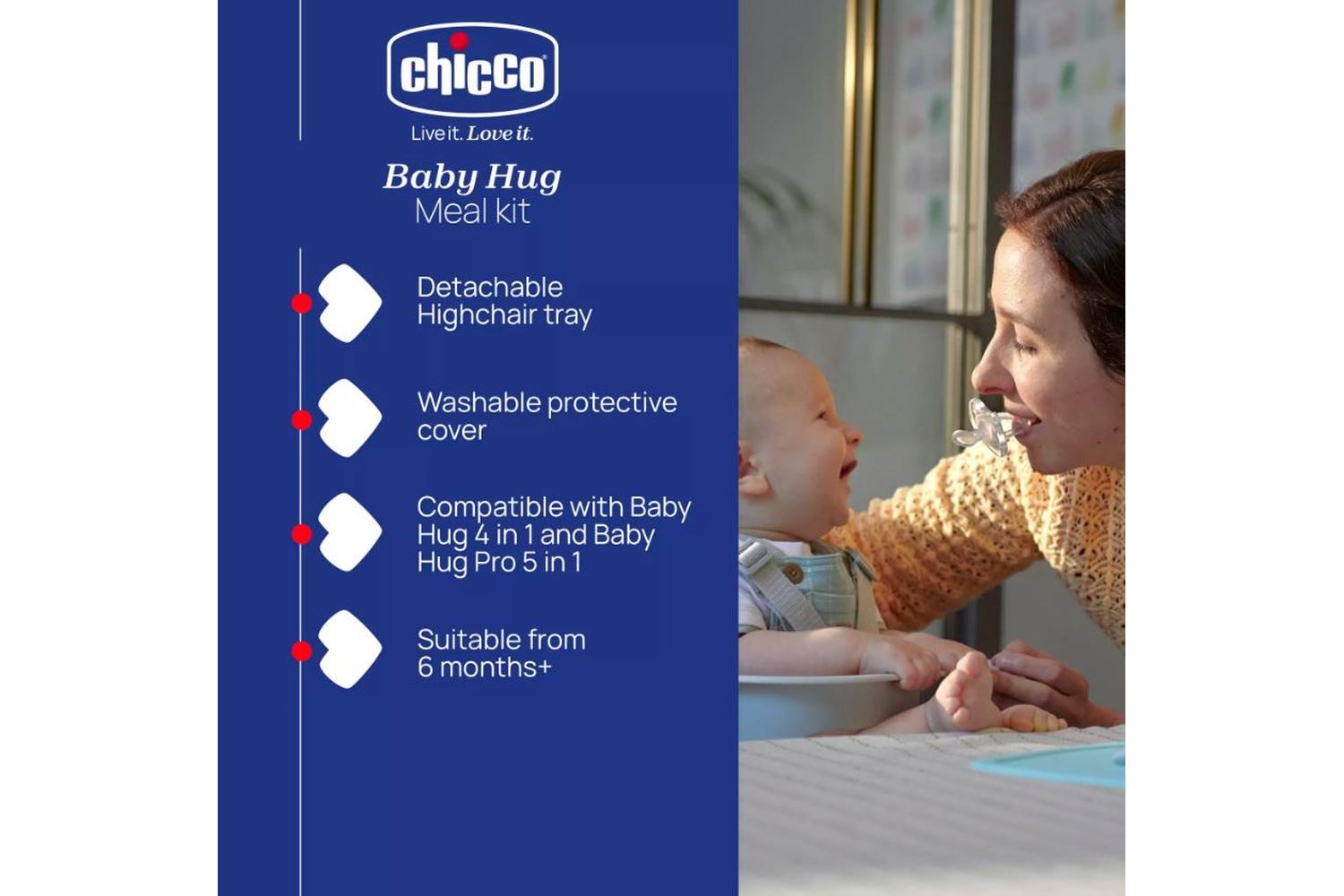 Chicco Baby Hug 4-in-1 Highchair Meal Kit | Feeding, Weaning | Easy-clean, Safe, And Practical-2