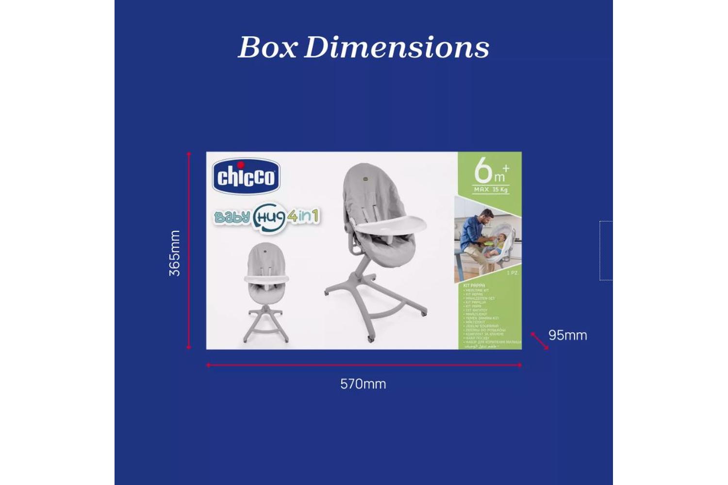Chicco Baby Hug 4-in-1 Highchair Meal Kit | Feeding, Weaning | Easy-clean, Safe, And Practical-4