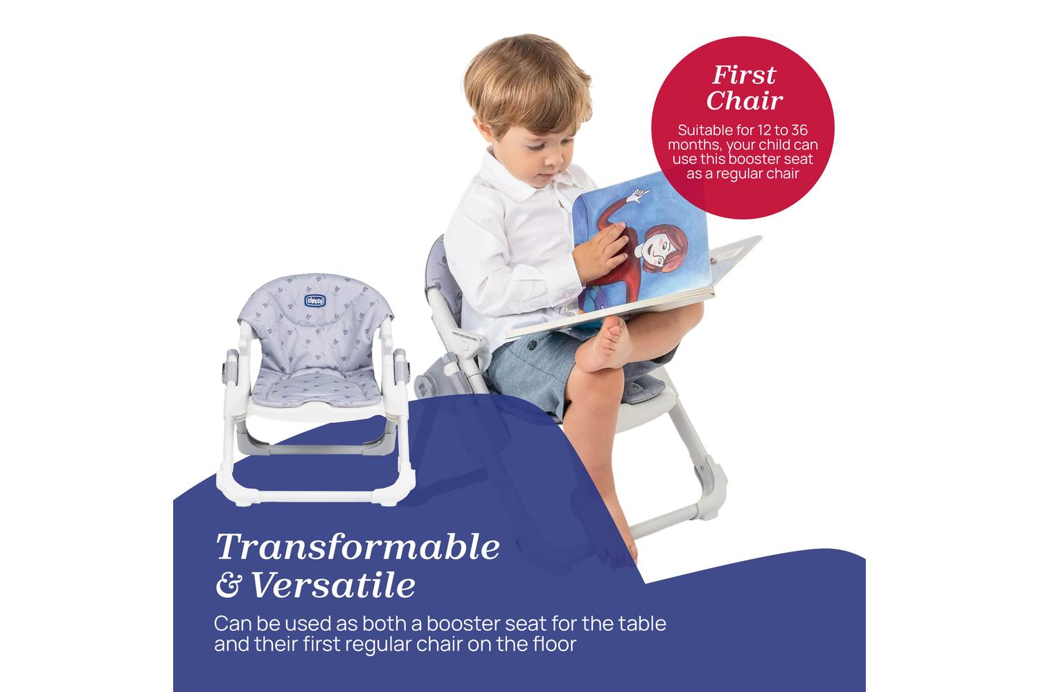 Chicco 4-in-1 Transformable Chairy Booster Seat | Baby Feeding & Weaning Essential-3