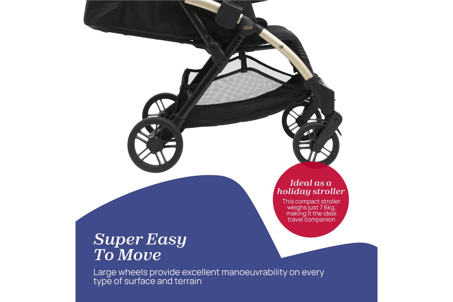 Chicco Goody Xplus Lightweight, One-touch Self-folding Stroller Suitable For Babies Up To 22kgs-5