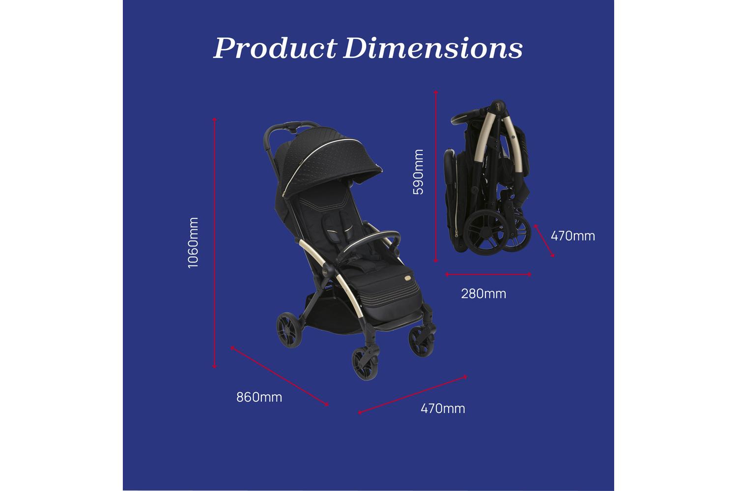 Chicco Goody Xplus Lightweight, One-touch Self-folding Stroller Suitable For Babies Up To 22kgs-8