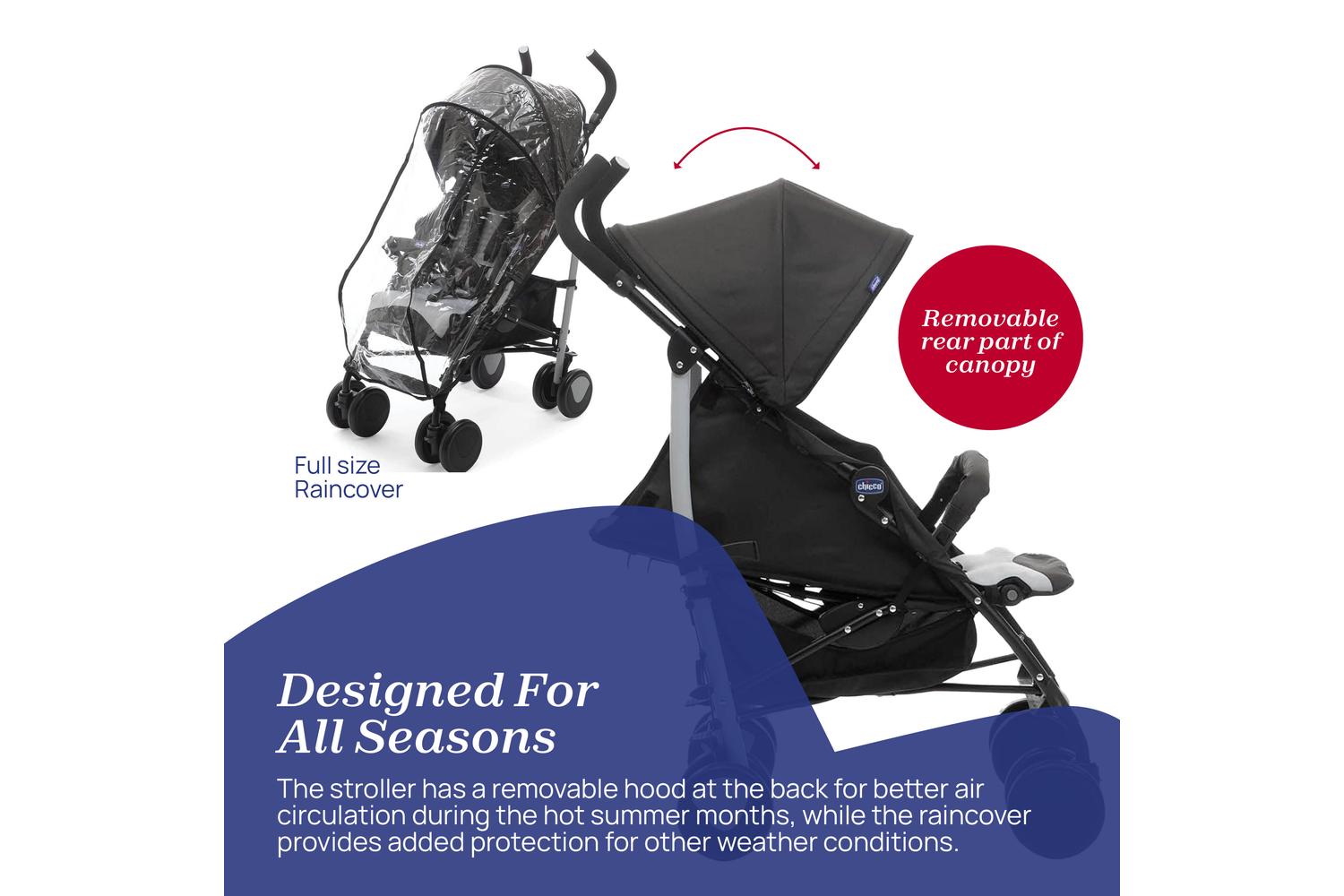Chicco Echo Stroller, Lightweight Baby Travel System-6