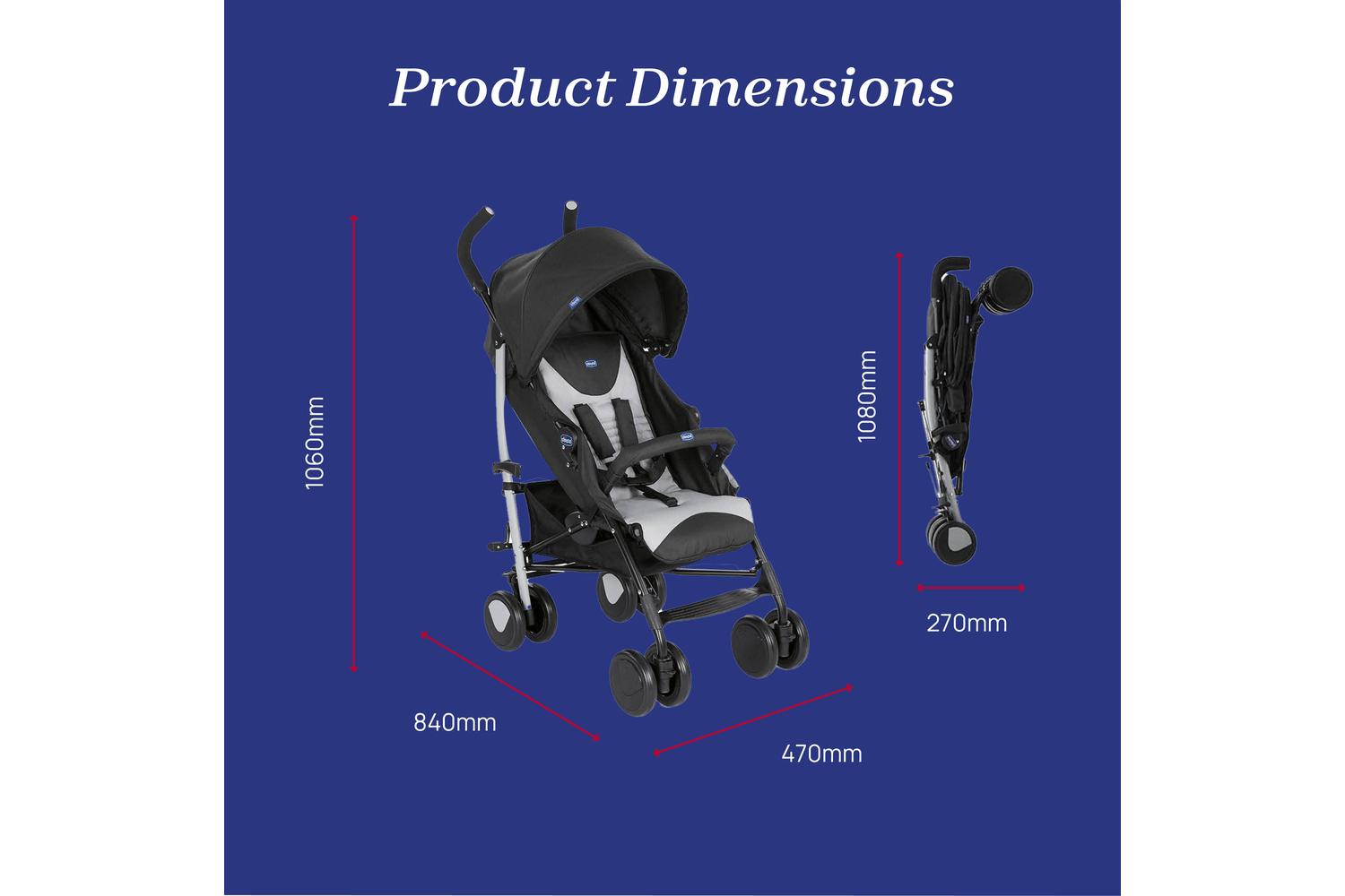 Chicco Echo Stroller, Lightweight Baby Travel System-8