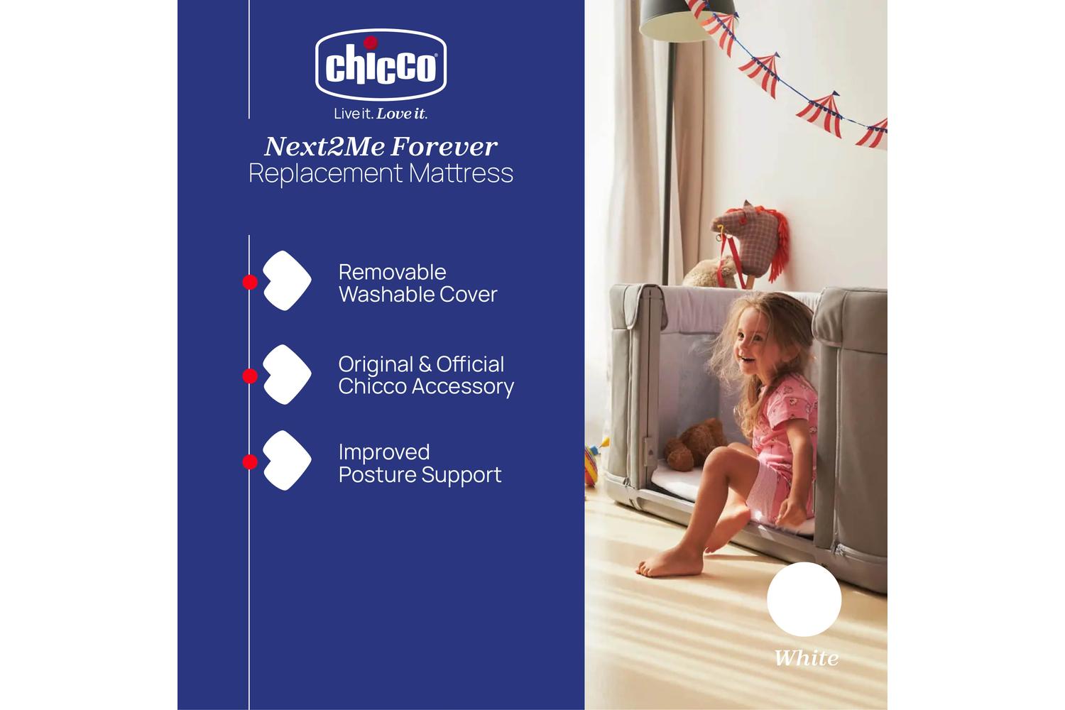 Chicco Next2me Evo & Essential Replacement Mattress: Baby Sleep Accessory-2