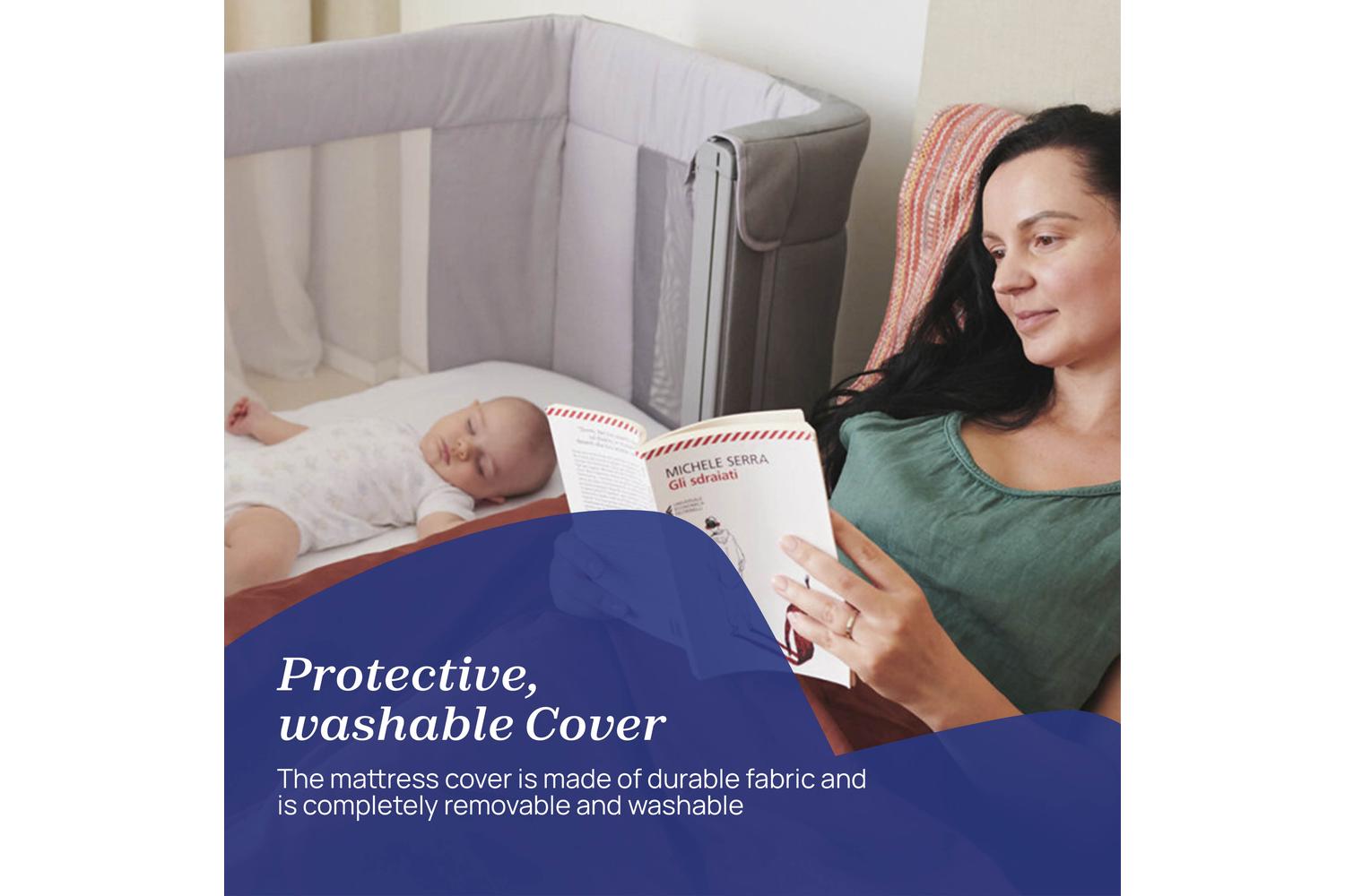 Chicco Next2me Forever Baby Mattress Cover In Ireland For Baby Sleep Comfort-3