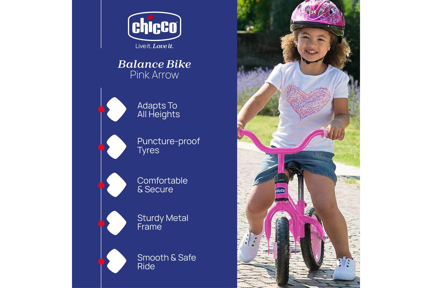 Chicco Balance Bike For Kids, Safe Outdoor Play & Learn Bike, Adjustable, Ultra-light-2