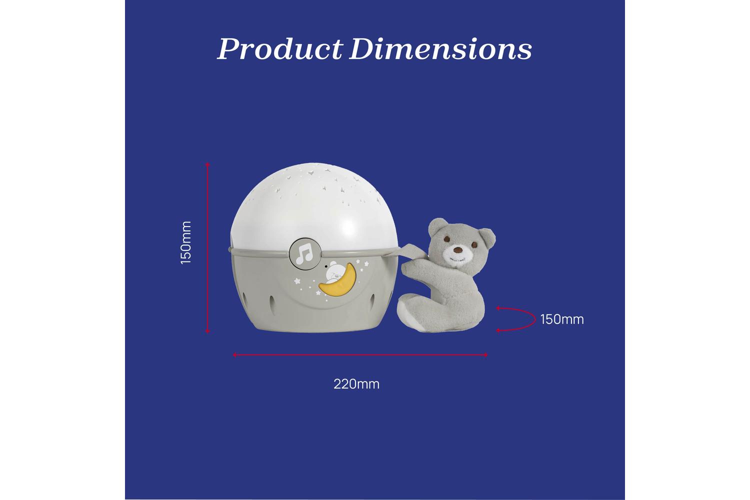 Chicco First Dreams Next2stars Baby Projector: Tranquil Night; Machine Washable, Reliable Baby & Nursery Comfort Product From Chicco-9