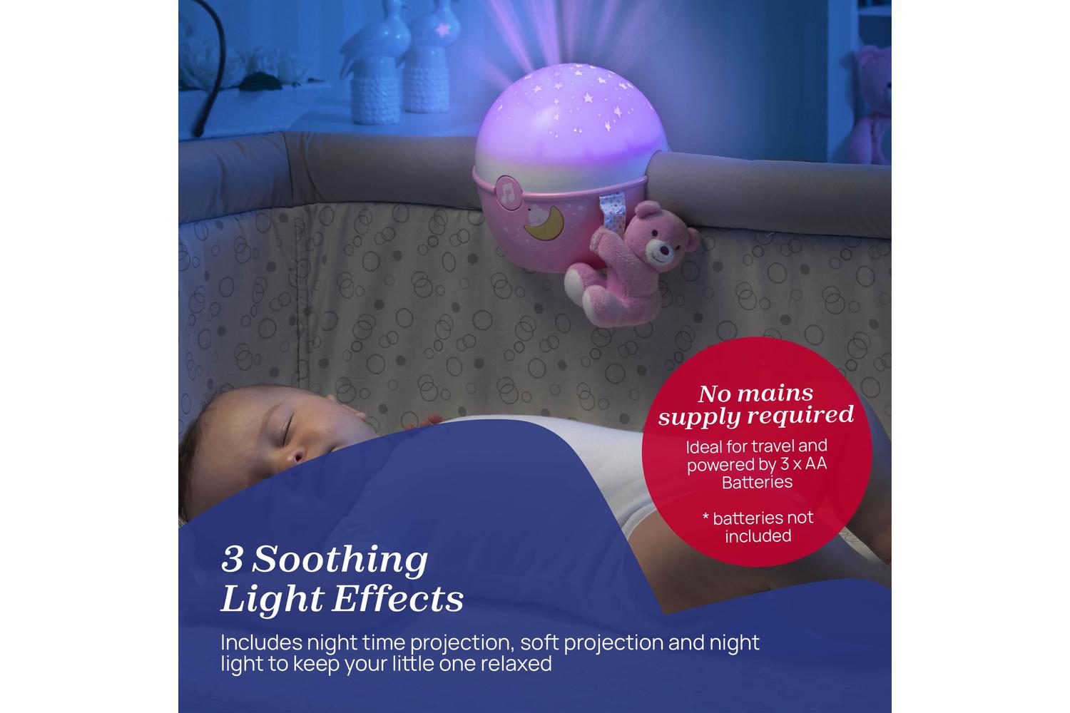 Chicco First Dreams Next2stars Baby Projector, Cot Light & Classical Music Play, Nighttime Lullaby For Infants-5