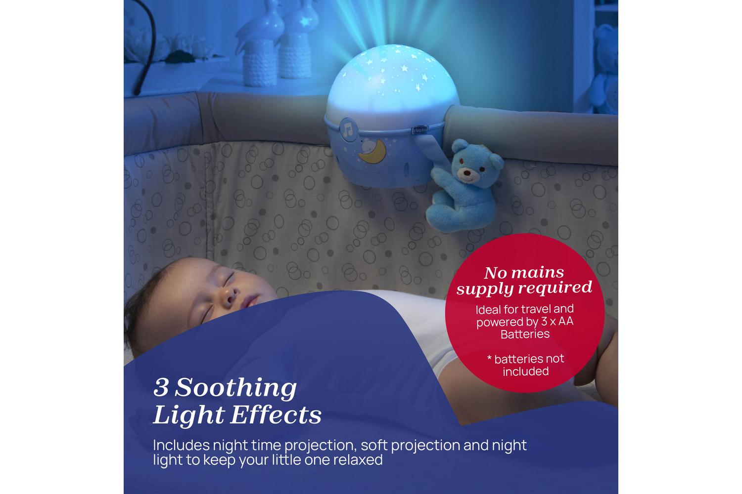 Chicco First Dreams Next2stars Baby Sleep Projector And Night Light - Ideal Children's Room Comforter-5