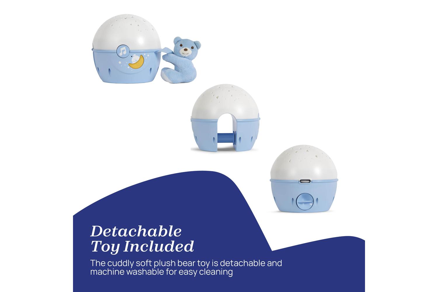 Chicco First Dreams Next2stars Baby Sleep Projector And Night Light - Ideal Children's Room Comforter-7