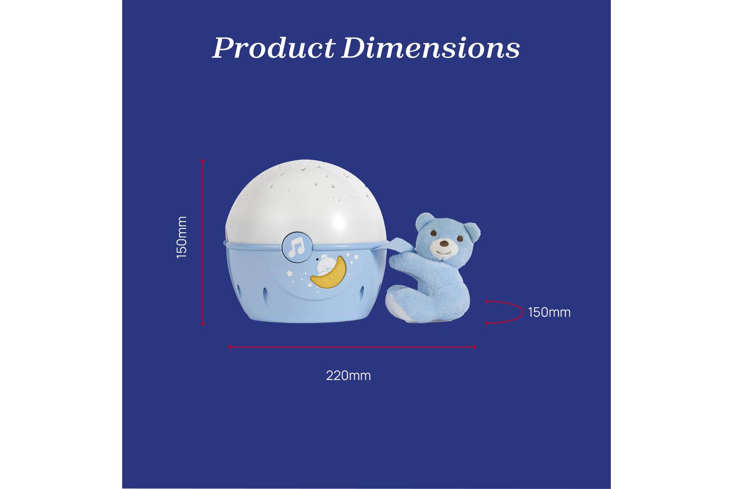 Chicco First Dreams Next2stars Baby Sleep Projector And Night Light - Ideal Children's Room Comforter-8