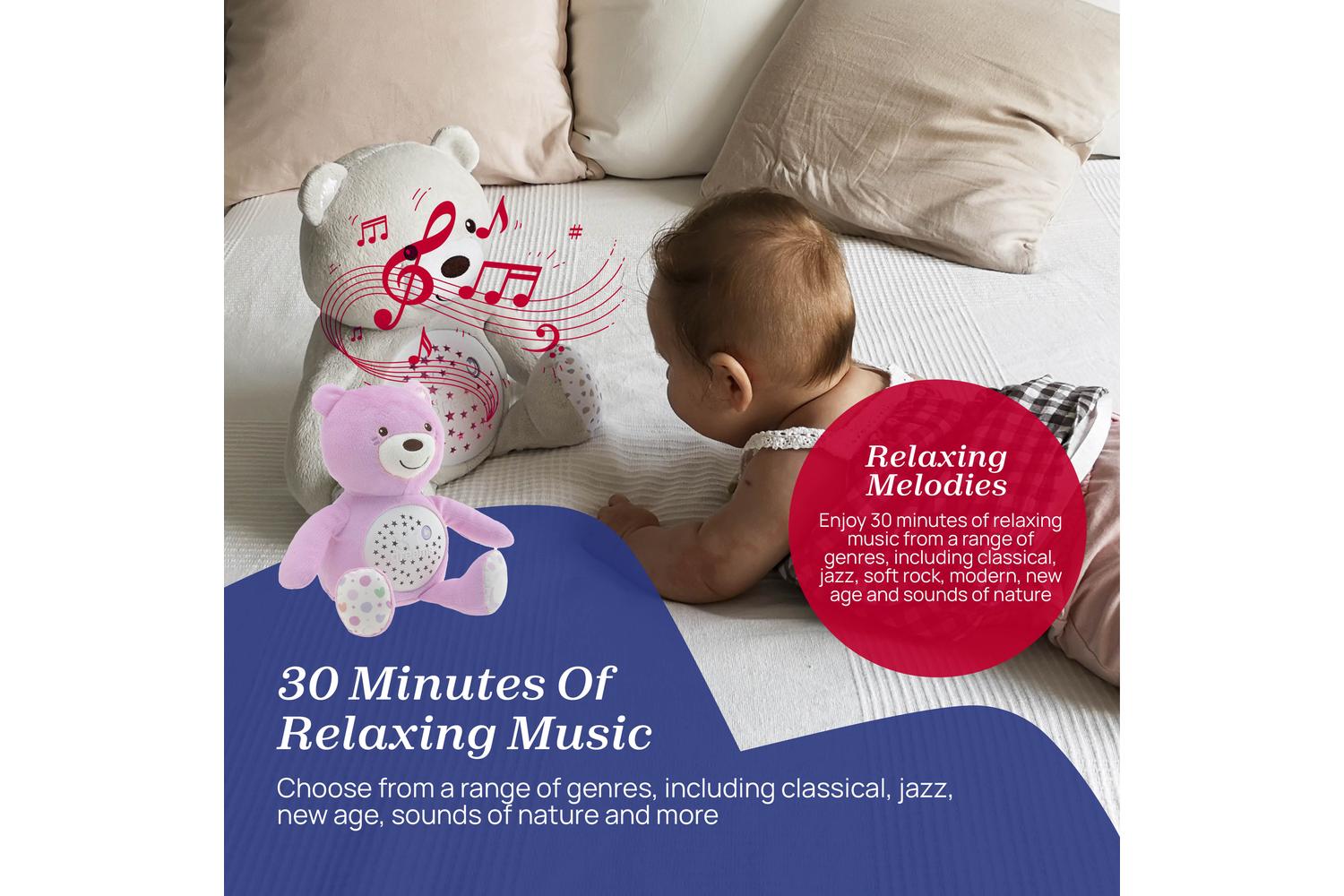 Chicco First Dreams Baby Bear Plush Projector - Gentle Sleep Aid For Infants, Baby & Nursery Specialist, Chicco-4
