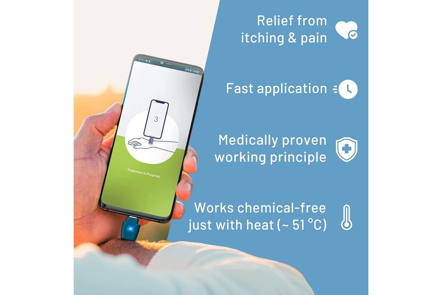 Heat It Smartphone Powered Insect Bite Healer | Chemical-free | Android (usb-c)-4