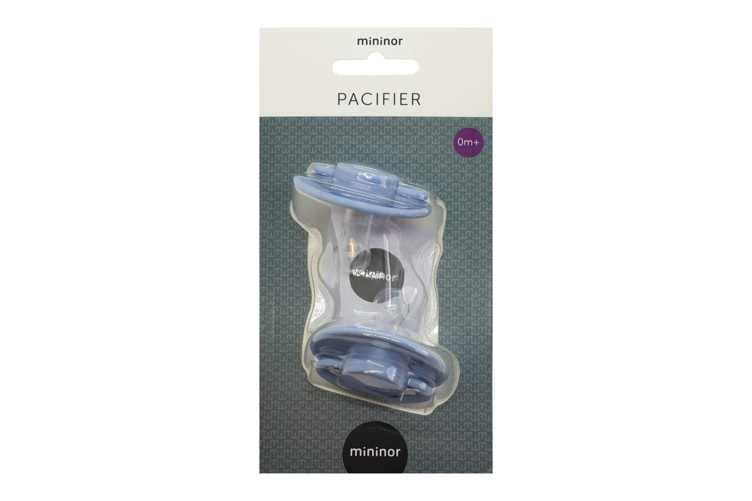 Mininor Silicone Soother | 0m+ | Blue-3
