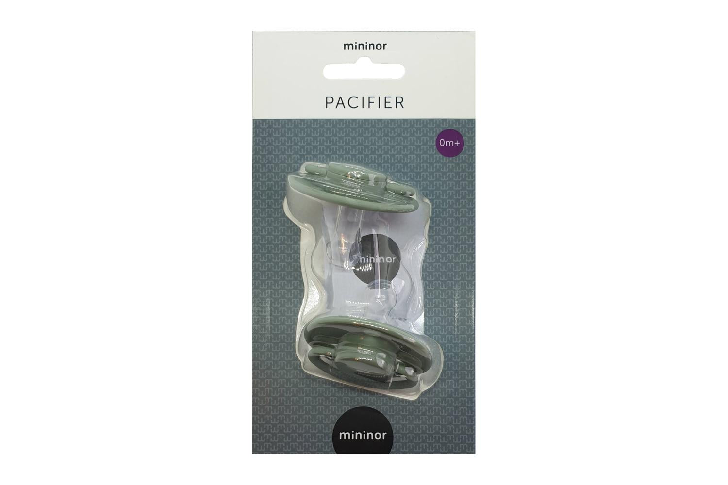 Mininor Silicone Soother | 0m+ | Green-3