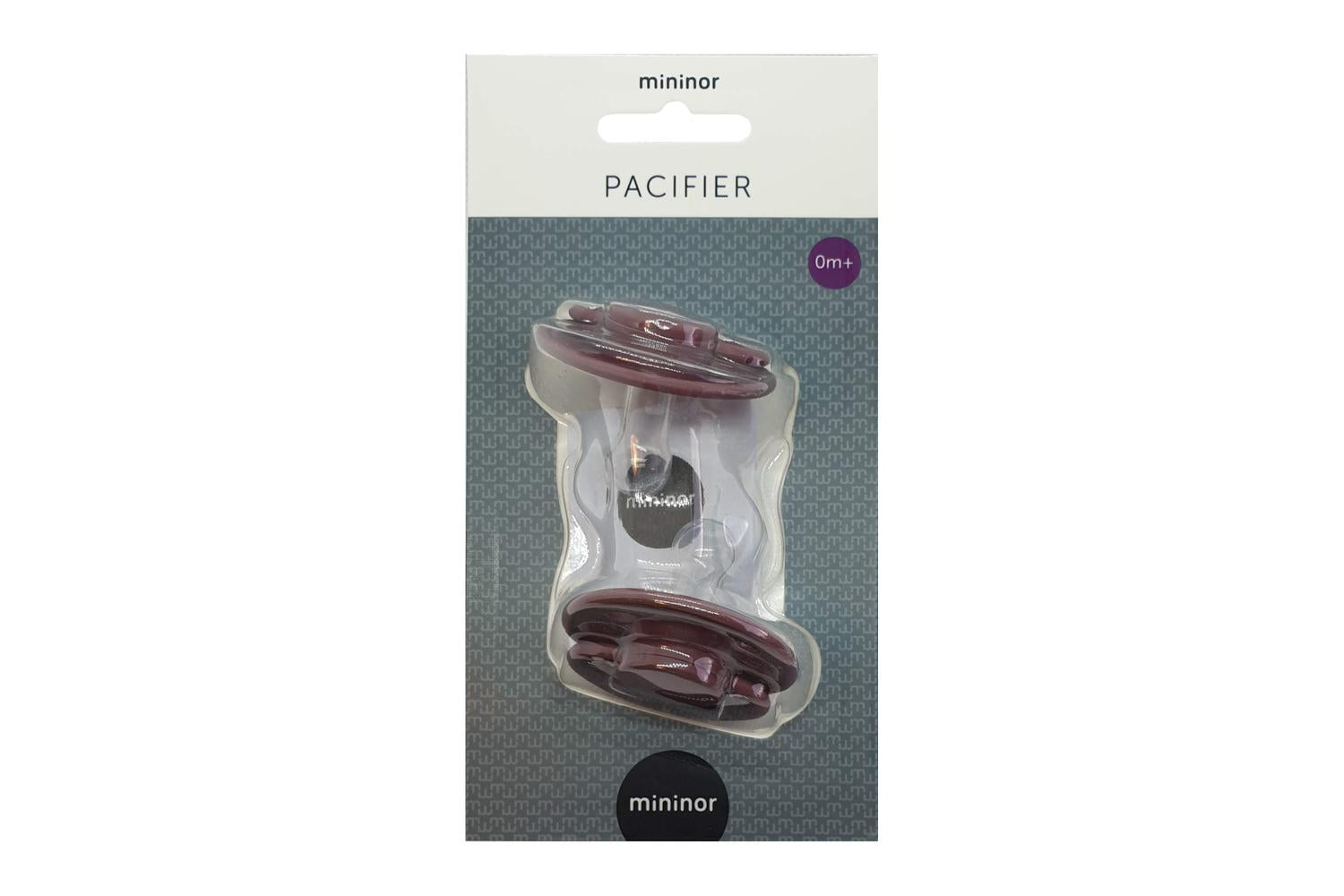 Mininor Silicone Soother | 0m+ | Purple-3