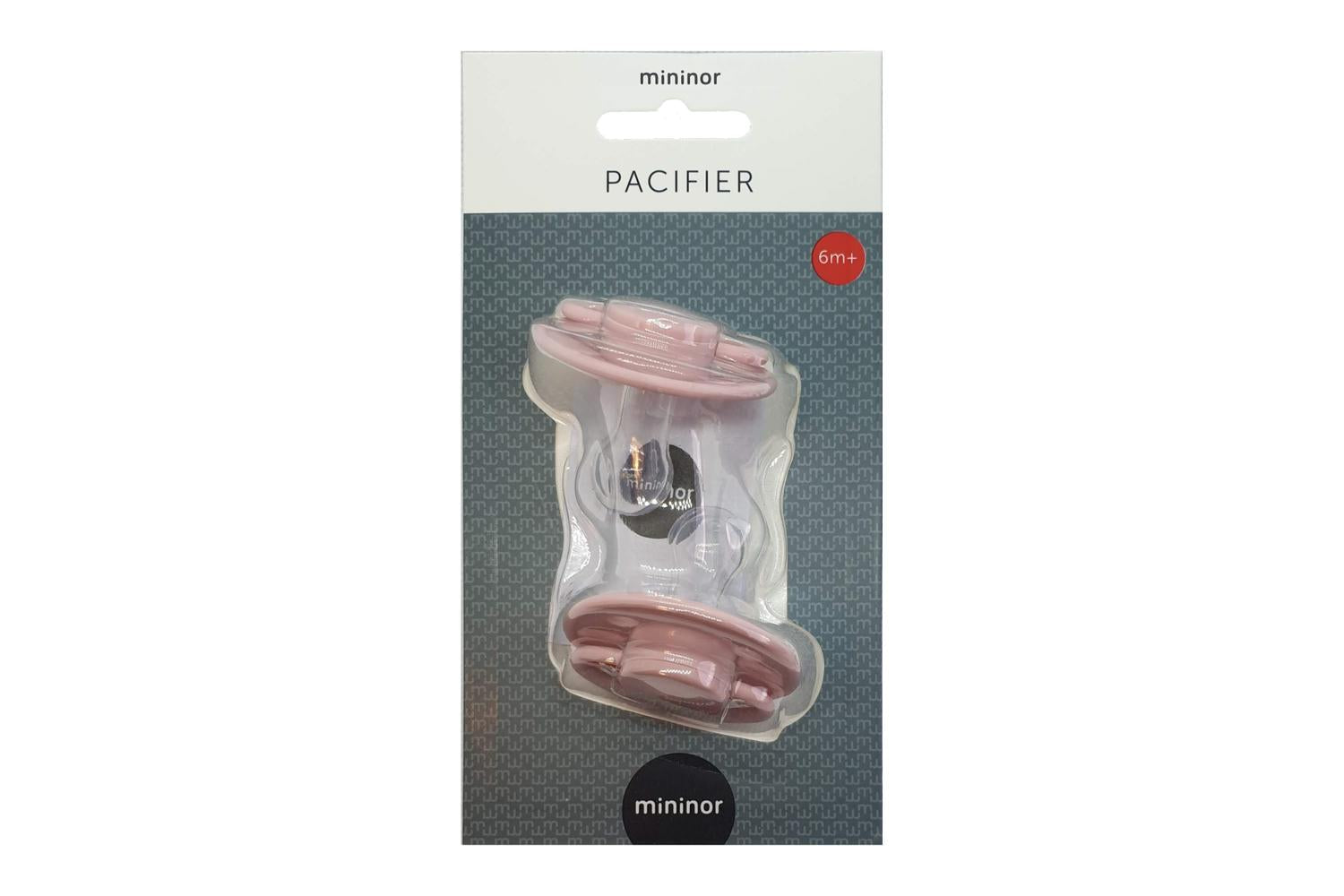 Mininor Silicone Soother | 6m+ | Red-3