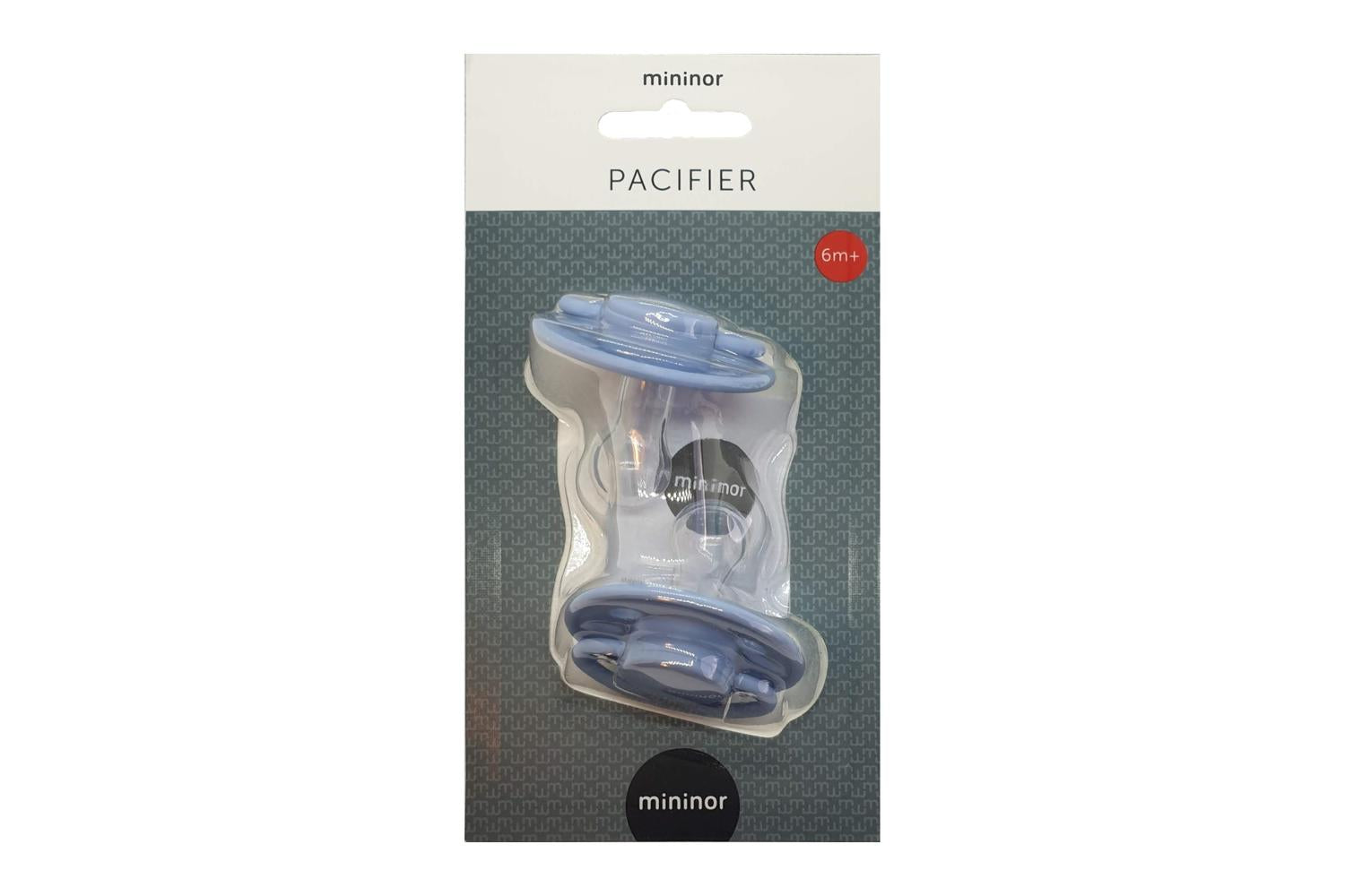 Mininor Silicone Soother | 6m+ | Blue-3