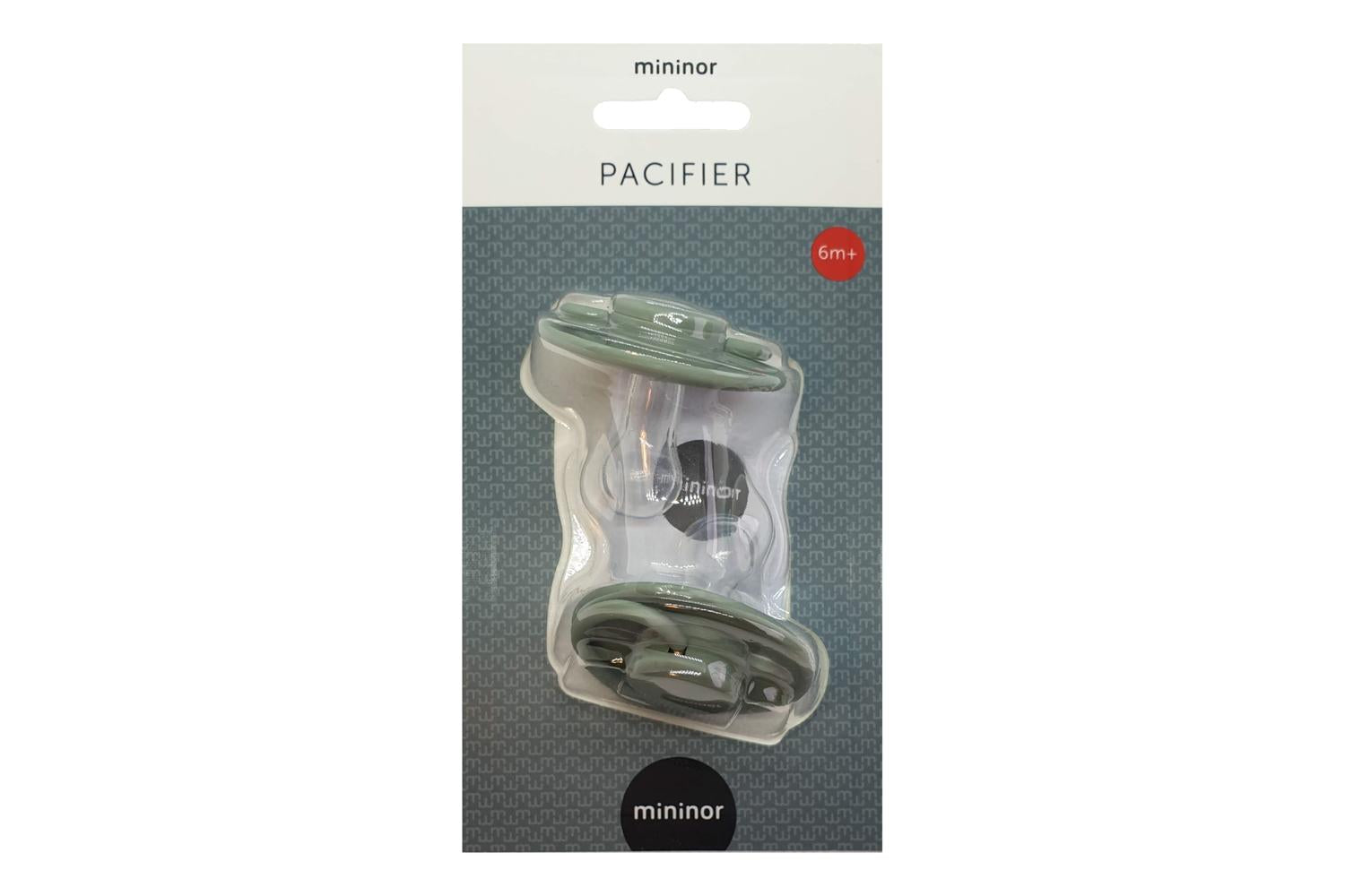 Mininor Silicone Soother | 6m+ | Green-3